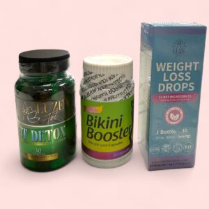 Bikini booster, detox y gotas